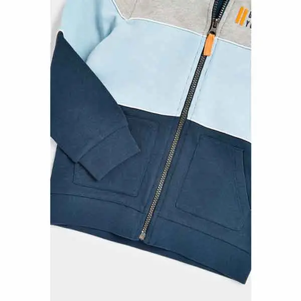 سویشرت پسرانه بچه گانه مادرکر مدل Colour Block