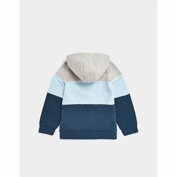 سویشرت پسرانه بچه گانه مادرکر مدل Colour Block