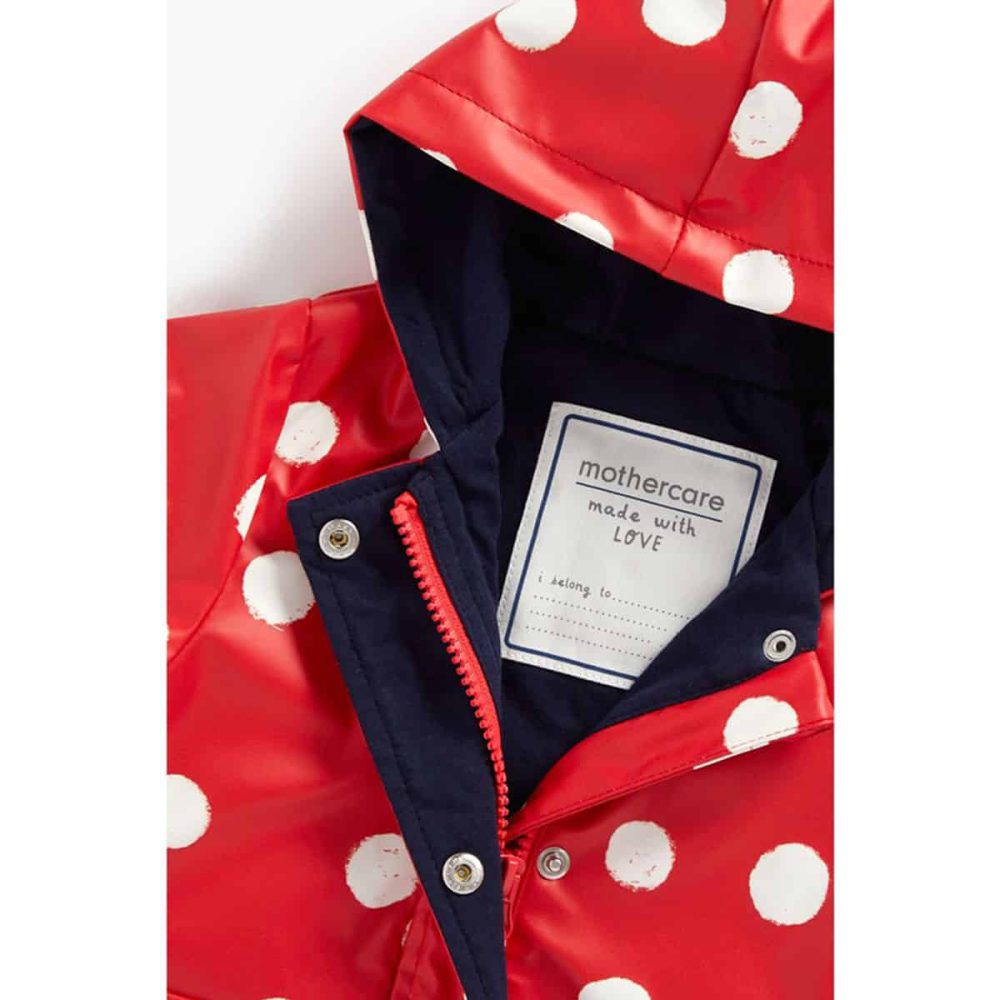 کاپشن بچه گانه دخترانه مادرکر مدل Coat Polka Dot Print