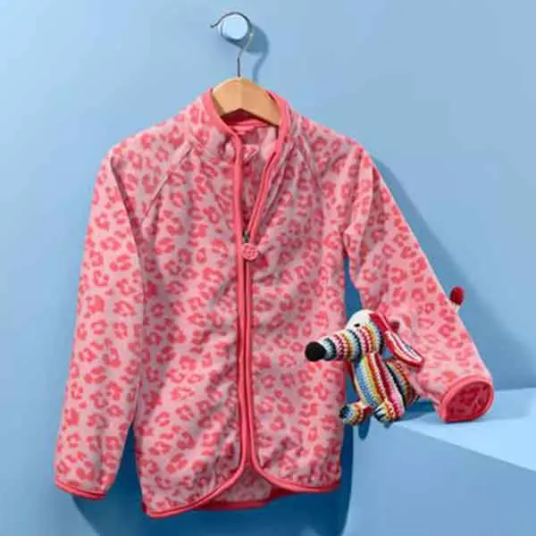 ژاکت پشمی نوزاد چیبو مدل Leopard