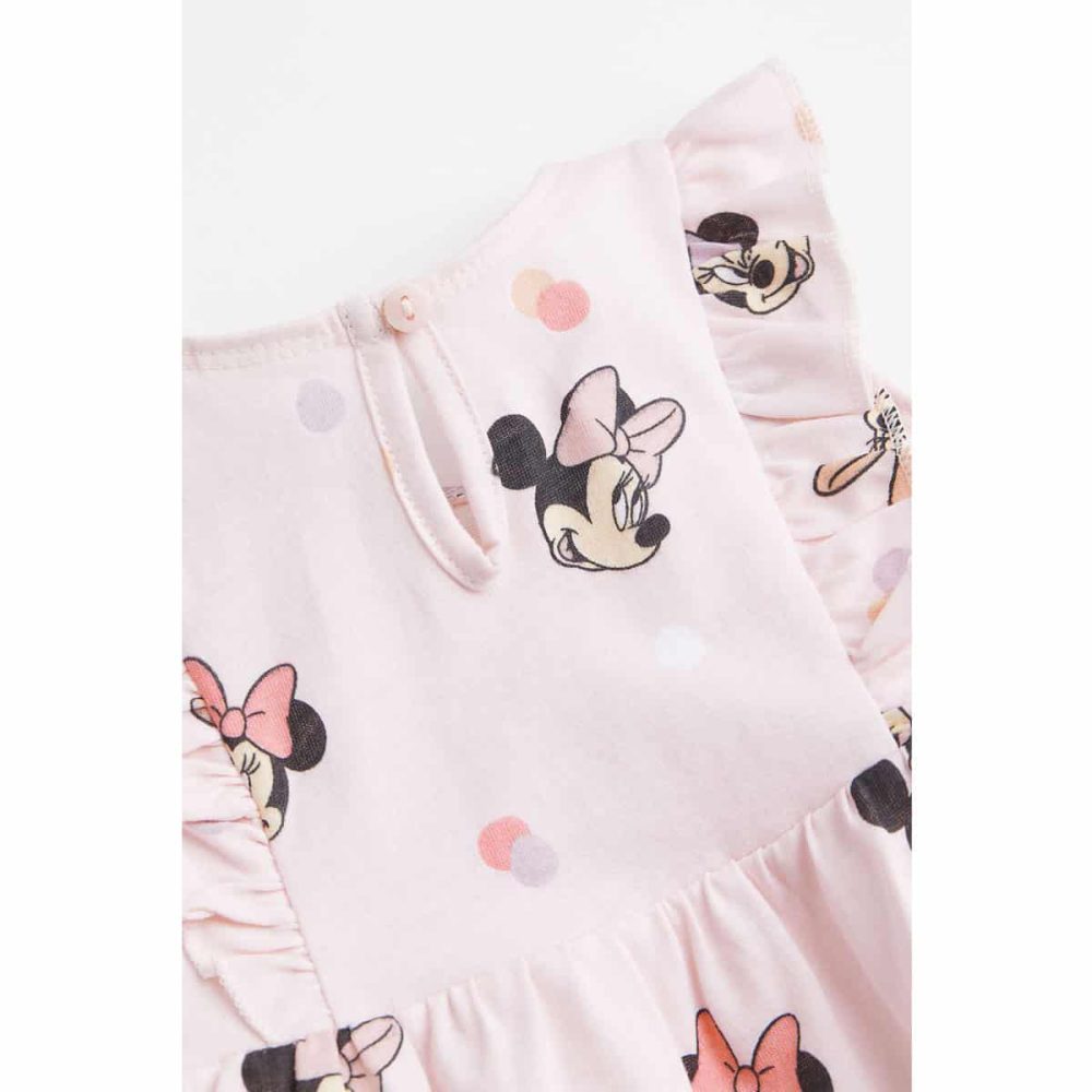 پیراهن نوزادی دخترانه برند اچ اند ام مدل Minnie Mouse