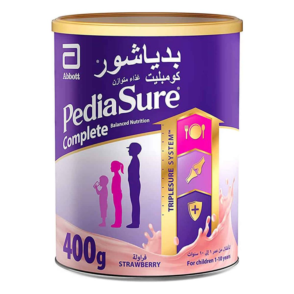 پودر پدیاشور Pedisure با طعم توت فرنگی و شکلات و وانیل