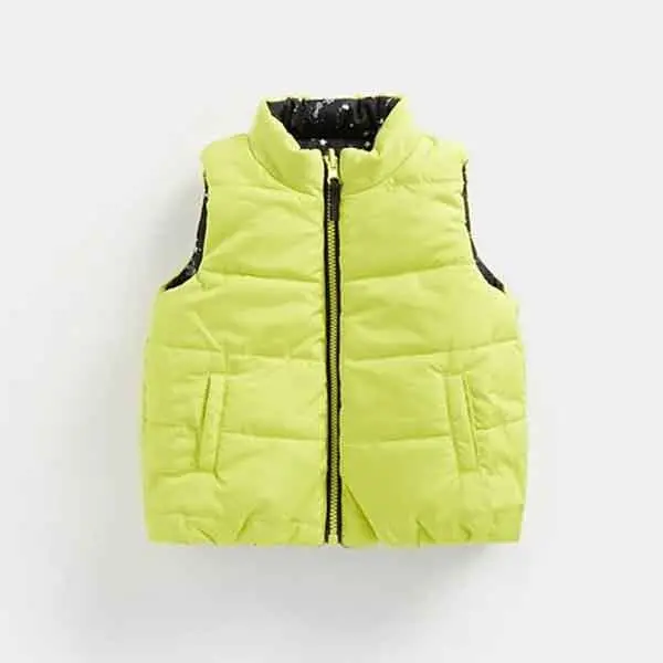 کاپشن دوطرفه بدون آستین بچه گانه مادرکر مدل Reversible Gilet