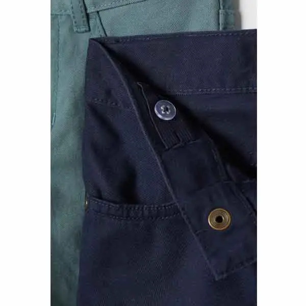 شلوار کتان بچه گانه برند اچ اند ام مدل Straight Fit