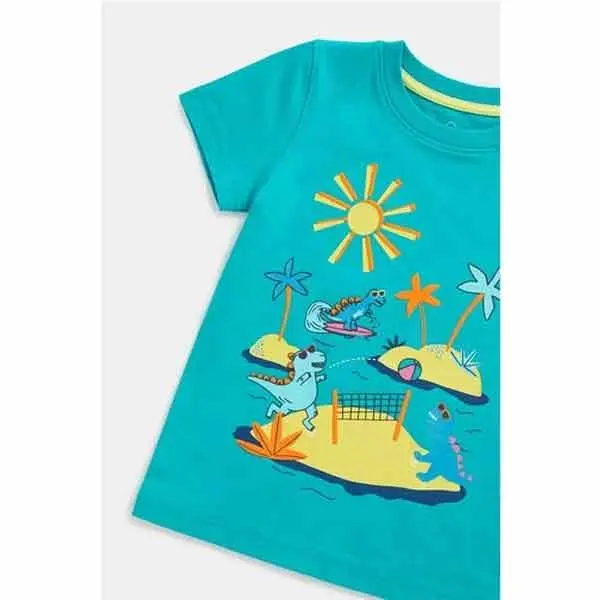 تیشرت پسرانه بچه گانه مادرکر مدل Tropical Dino