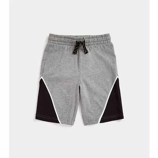 ست تیشرت و شلوارک ورزشی پسرانه بچه گانه مادرکر مدل White-Black