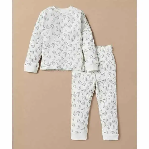 بلوز و شلوار راحتی بچه گانه برند جونیورز مدل White-Gray