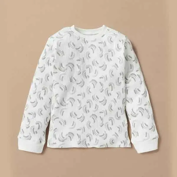 بلوز و شلوار راحتی بچه گانه برند جونیورز مدل White-Gray