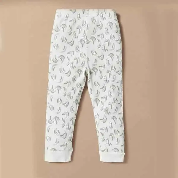 بلوز و شلوار راحتی بچه گانه برند جونیورز مدل White-Gray