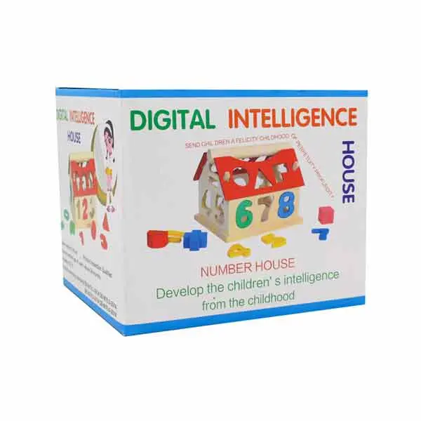 اسباب بازی مونته سوری جایگذاری اعداد و اشکال مدل House