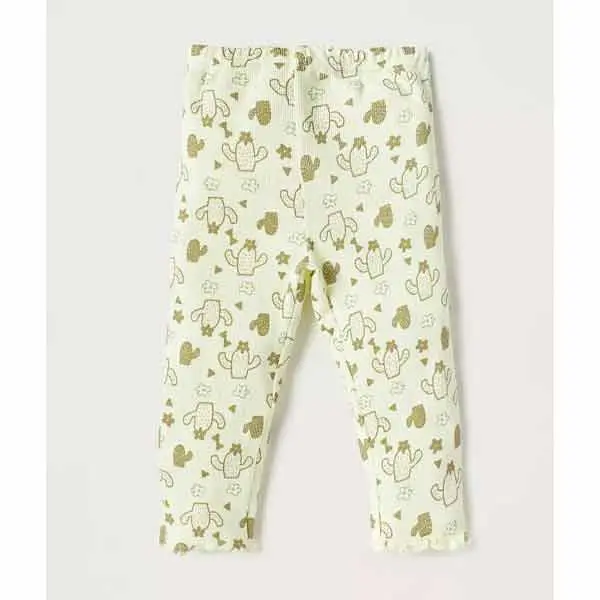 بلوز و شلوار راحتی دخترانه بچه گانه برند جونیورز مدل Cactus