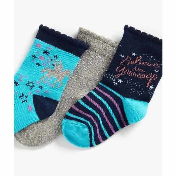 جوراب دخترانه بچه گانه مادرکر مدل Unicorn