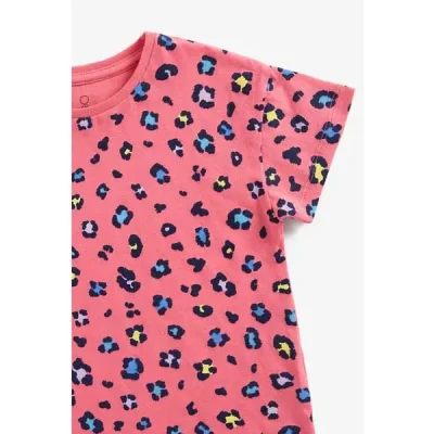 تیشرت دخترانه بچه گانه مادرکر مدل Animal Print