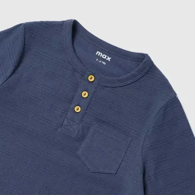 تیشرت پسرانه بچه گانه برند مکس مدل Henley