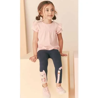 تیشرت دخترانه بچه گانه مادرکر مدل Pink Frill