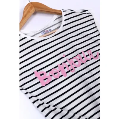 تیشرت نوزادی دخترانه مدل Striped