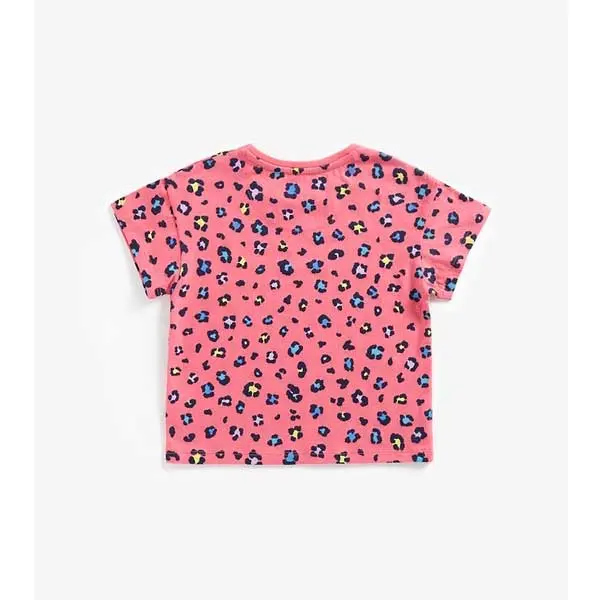 تیشرت دخترانه بچه گانه مادرکر مدل Animal Print