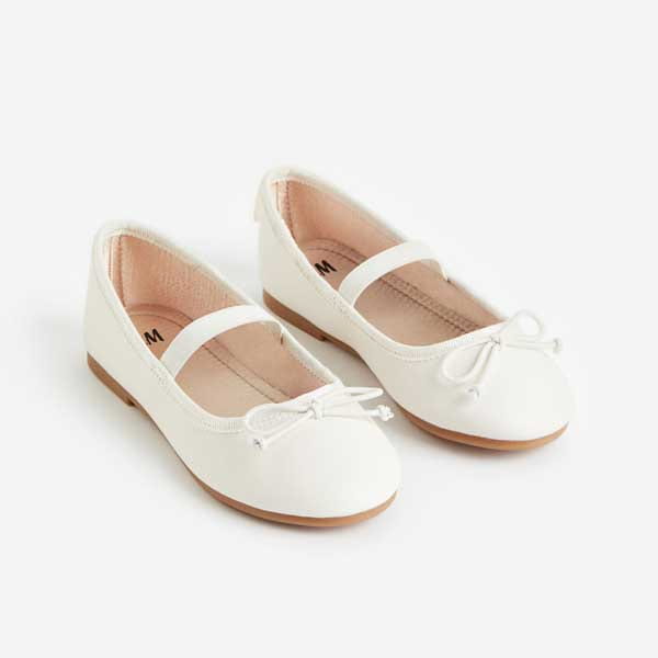 کفش عروسکی دخترانه بچه گانه برند اچ اند ام مدل Ballet pumps