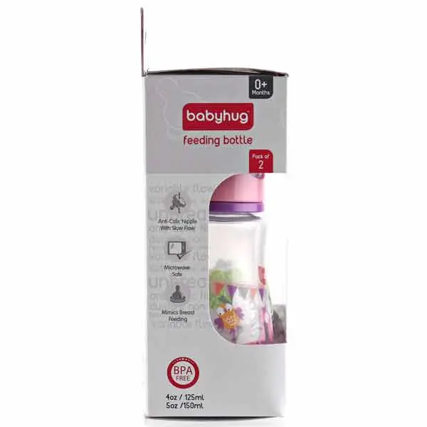 شیشه شیر نوزاد Babyhug مدل Feeding Bottle