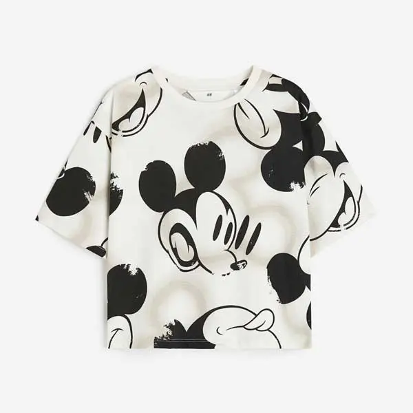 تیشرت دخترانه بچه گانه اچ اند ام مدل Mickey Mouse