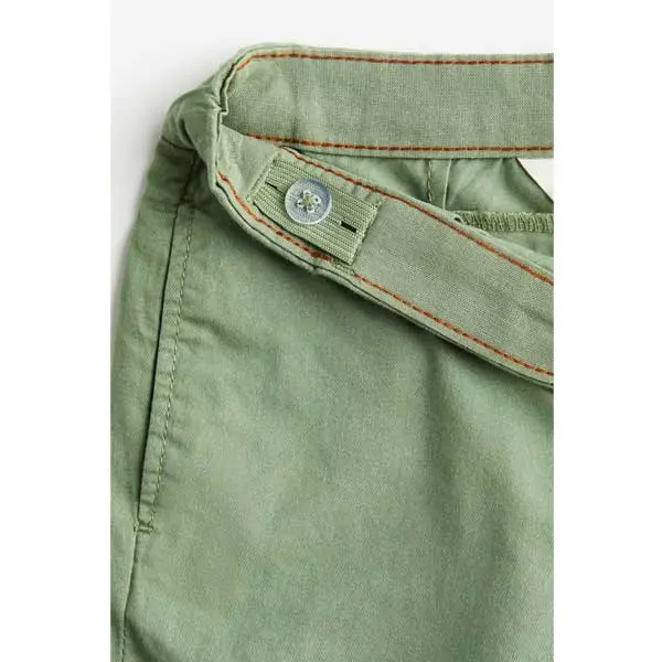 شلوار کتان بچه گانه برند اچ اند ام مدل Relaxed Fit