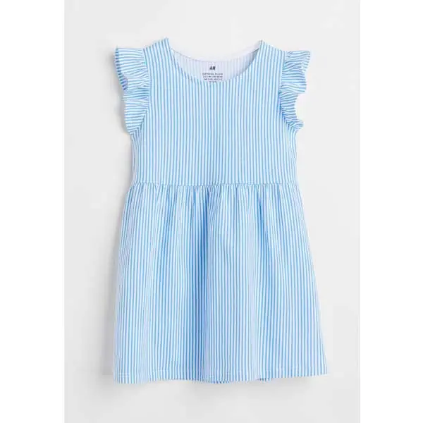 پیراهن دخترانه بچه گانه برند اچ اند ام مدل Striped