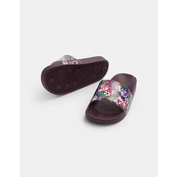 دمپایی دخترانه بچه گانه برند مادرکر مدل Floral Slider