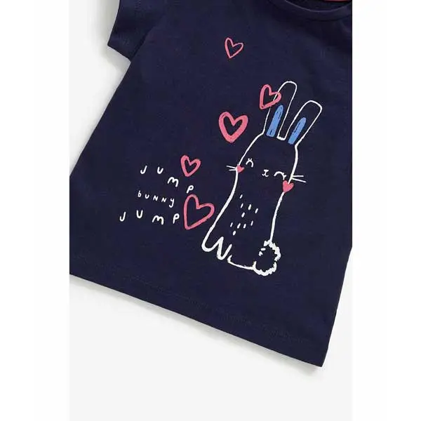 تیشرت نوزادی دخترانه مادرکر مدل Rabbit