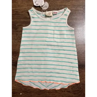 تاپ نوزادی دخترانه برند زارا مدل Stripted