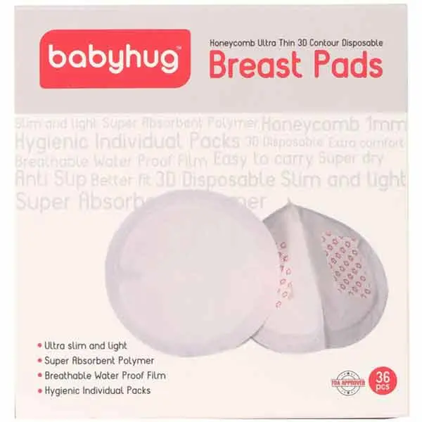 پد سینه برند Babyhug بسته 36 عددی