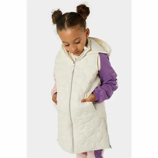 کاپشن بدون آستین دخترانه بچه گانه مادرکر مدل Heart Gilet