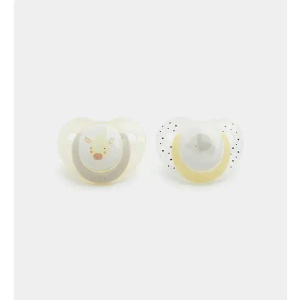 پستانک ارتودنسی دسته دار 0 تا 6 ماه مادرکر مدل Soother