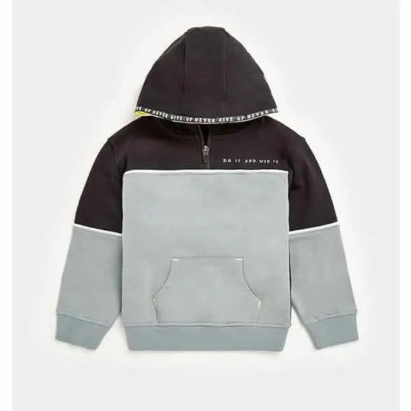 ست هودی و شلوار پسرانه بچه گانه مادرکر مدل Grey Jog Set