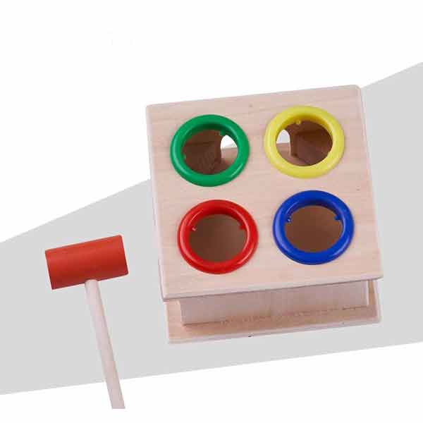 اسباب بازی چوبی گوی و چکش مدل Hammer Case