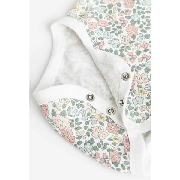 سرهمی نوزاد اچ اند ام مدل Floral