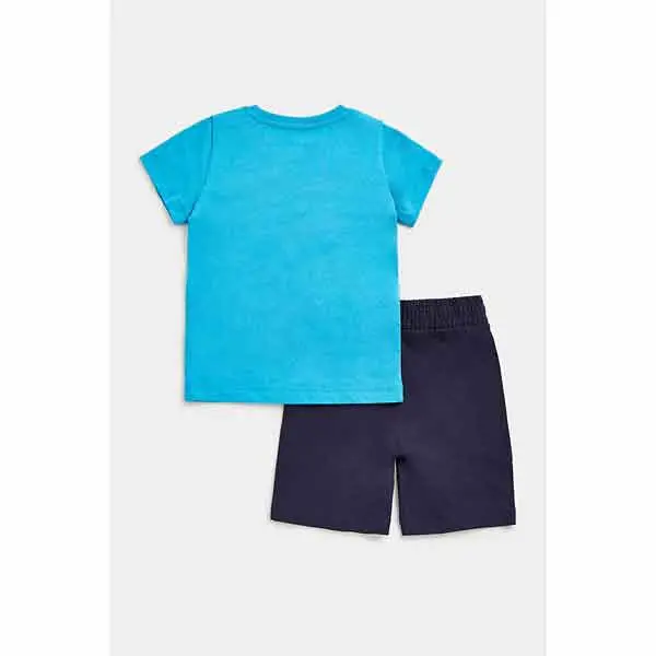 ست تیشرت و شلوارک راحتی پسرانه بچه گانه مادرکر مدل Skater