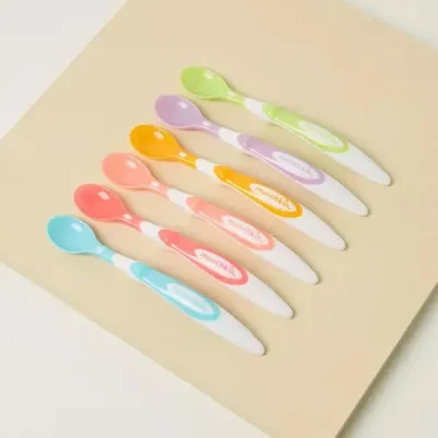 قاشق کودک مانچکین مدل Soft-Tip Spoons