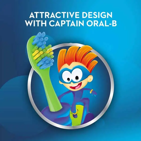 مسواک کودک اورال بی مناسب بچه 2 سال به بالا