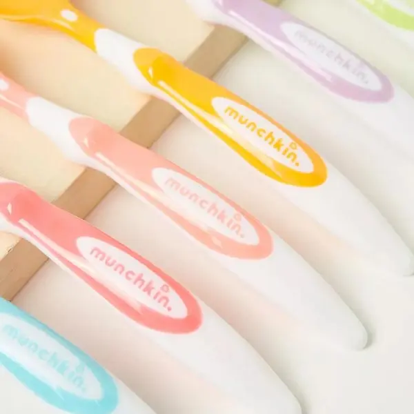 قاشق کودک مانچکین مدل Soft-Tip Spoons