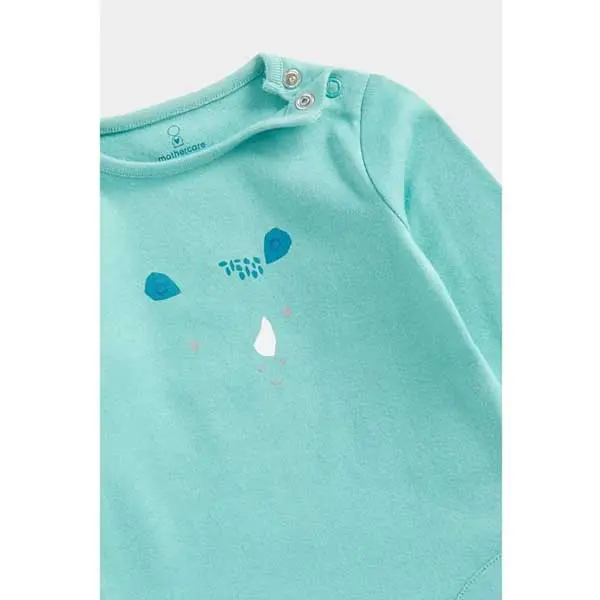 ست سرهمی و شلوار نوزادی مادرکر مدل Rhino