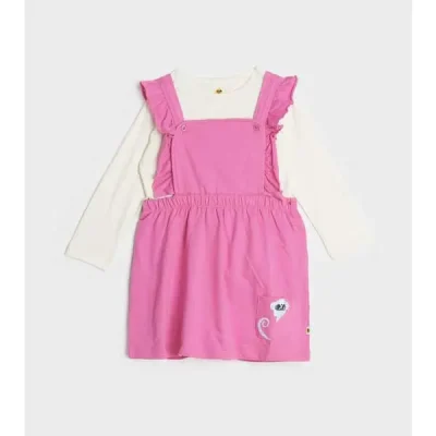 پیراهن سارافون نوزادی مادرکر مدل Cheekee Munkee