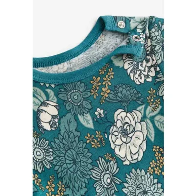 سرهمی نوزاد اچ اند ام مدل Dark Turquoise