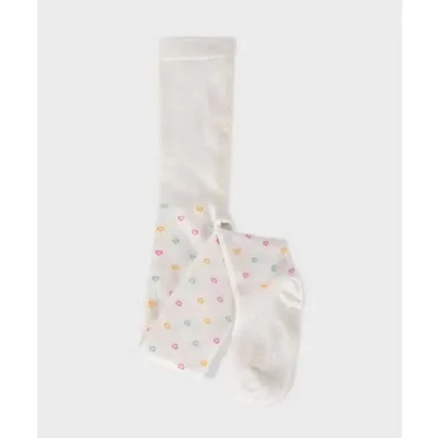 جوراب شلواری دخترانه بچه گانه دفکتو مدل Heart