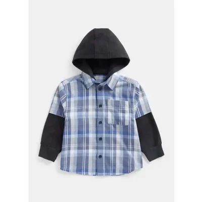 پیراهن بچه گانه پسرانه مادرکر مدل کلاهدار