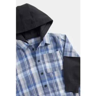 پیراهن بچه گانه پسرانه مادرکر مدل کلاهدار