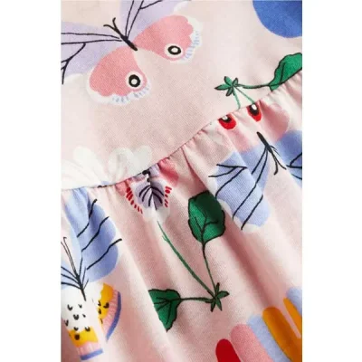 پیراهن دخترانه بچه گانه اچ اند ام مدل Rainbow