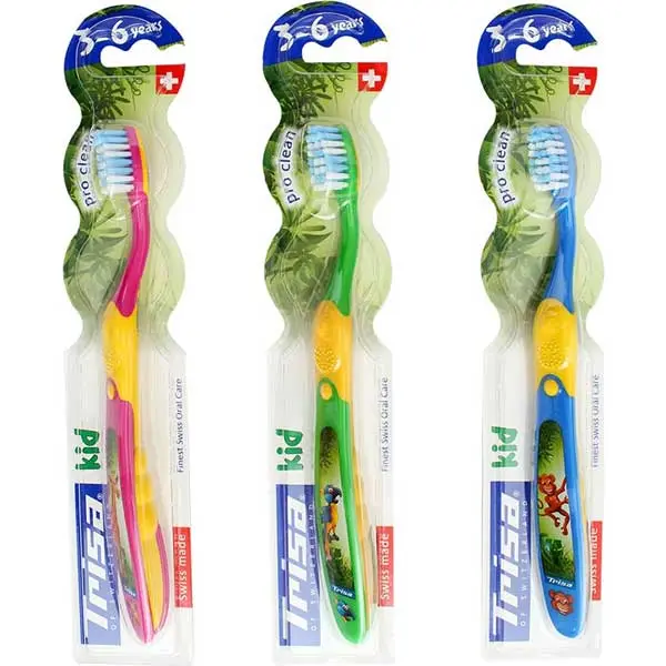 مسواک کودک تریزا مناسب بچه 3 تا 6 سال