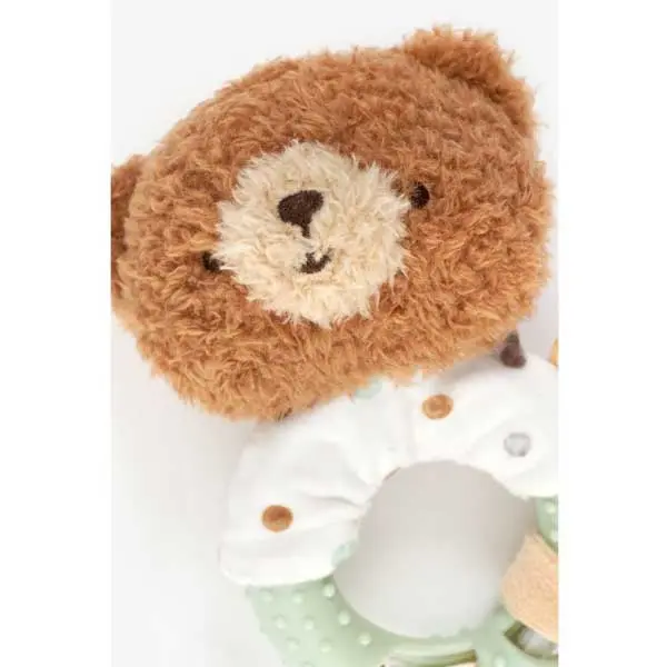عروسک پولیشی جغجغه ای نوزاد مادرکر مدل خرس