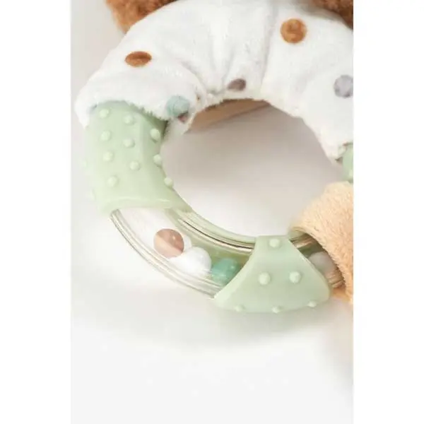 عروسک پولیشی جغجغه ای نوزاد مادرکر مدل خرس