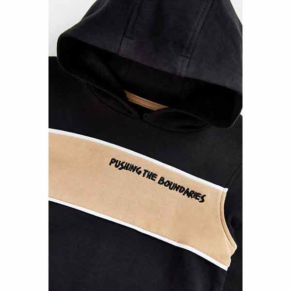 ست هودی و شلوار پسرانه بچه گانه مادرکر مدل Black Jog Set